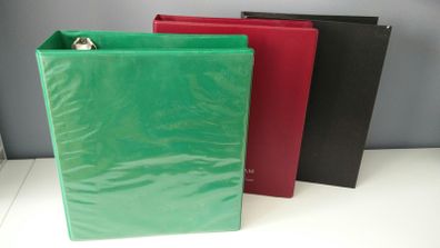 Three folders & pocket sleeves