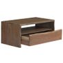 Coffee Table Solid Acacia Wood Live Edges 90x50x40 cm Grey Image 4