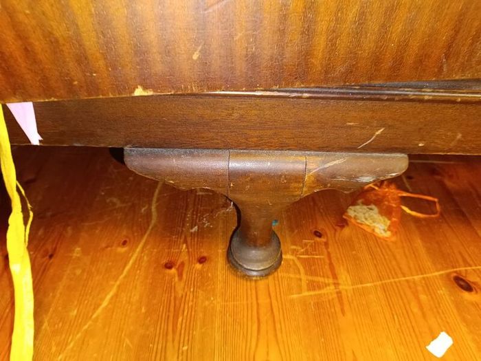 Vintage Mahogany Gentlemans Wardrobe  Art Deco Influence