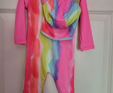 Baby UV Swimsuit & Sunhat 12-18mths