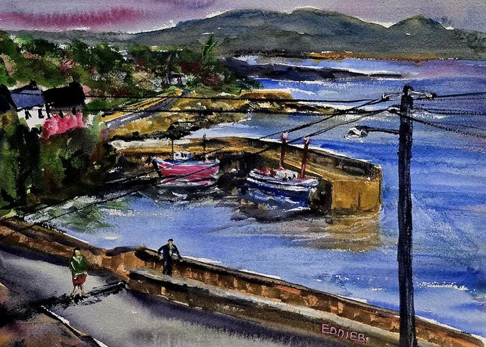 roundstone watercolour