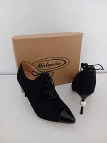 MULANKA Pearl Detail Shoe Boots (BNIB)