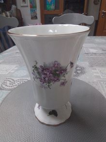 Hammersley " Victorian Violets" Footed Vase