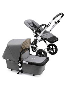 Bugaboo Cameleon3 Classic Complete Pram, Pushchair and maxicosy carseat & isofix Grey Melange