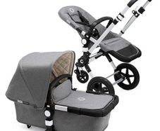 Bugaboo Cameleon3 Classic Complete Pram, Pushchair and maxicosy carseat & isofix Grey Melange
