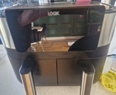 UK LOGIK Air Fryer - Black & Silver