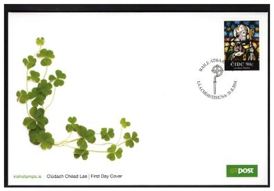 2014 Ireland St Patricks Day Commemorative Stamp An Post First Day Cover (FDC)