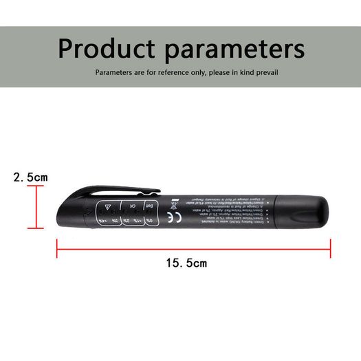 Brake Fluid Tester Pen LED Moisture Water Compact Tool Check Indicator Oil Test