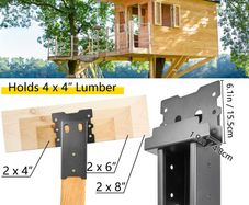 Deer Blind Brackets, 4" x 4" 8 PCs