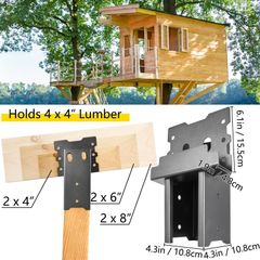 Deer Blind Brackets, 4" x 4" 8 PCs