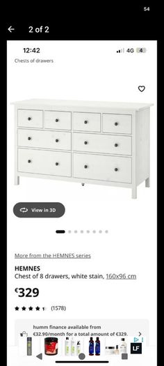 IKEA chest of drawers