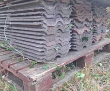 Roof tiles on pallet