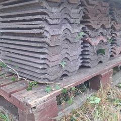 Roof tiles on pallet