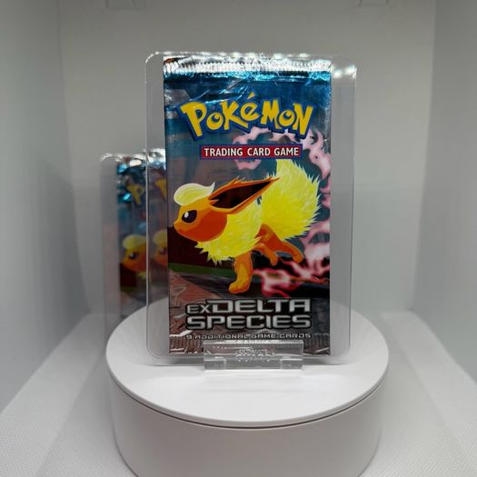 Pokemon EX Delta Species Empty Opened Vintage Booster Pack
