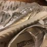 Andia Fora Made in Italy Top Quality Designer Silver Trainers - Size 41 Image 6