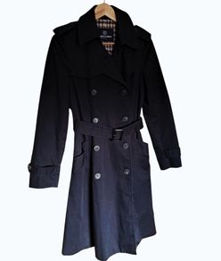 Aquascutum Belted Double-Breasted Trench Coat