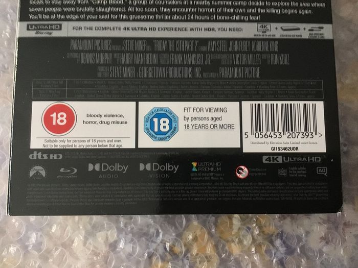 Friday 13th Part II 4K UHD