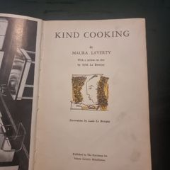 Kind Cooking by Maura Laverty.  1946