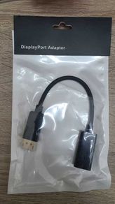 New DP to HDMI M/F DisplayPort Male to HDMI Female Converter Adapter Cable