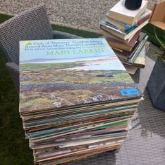 110 LPs, 90% are traditional Irish music. D18