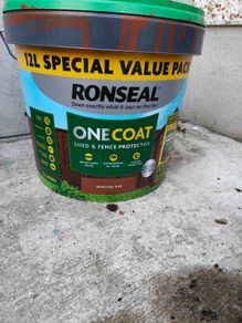 Ronseal Fence Life Plus Medium Oak 12L