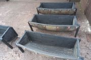 whiskey barrel planters