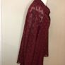 Wallis wine chiffon blouse & cami top (size 28) Image 3