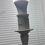 Tall Shabby Chic Wooden Table Lamp Image 3