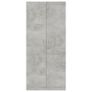 Wardrobe Concrete Grey 80x52x180 cm Chipboard Image 5