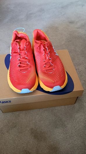 Hoka running shoes, size UK 9.5