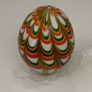 Three gorgeous art glass eggs one from Finland Image 3