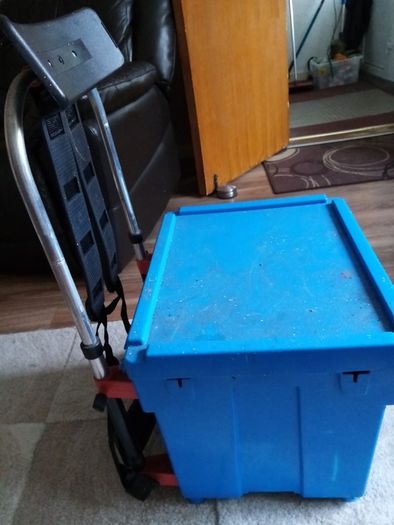 Fishing box and backrest