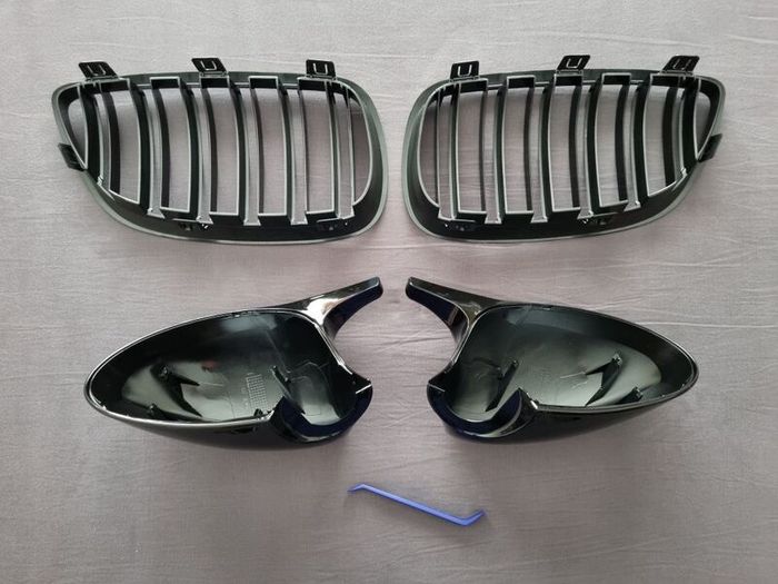 BMW 3 Series E92 E93 Pre-Lci Kidney Grilles & Mirror Covers Set Brand New