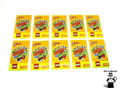 Lego Create The World Trading Cards X 10 Sealed Packs