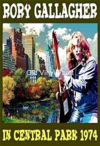 Rory Gallagher-In Central Park 1974-poster print