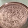 Vintage Solid Copper Decorative Plate Persian Islamic Image 7