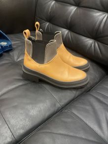 Leather ankle boots