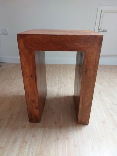 Pair of wooden side tables