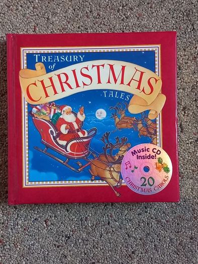 Large Christmas book with CD