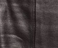 Black faux leather skirt