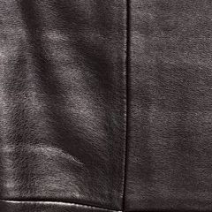 Black faux leather skirt