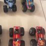 Hot wheels loading truck with 12 hot wheels cara Image 5