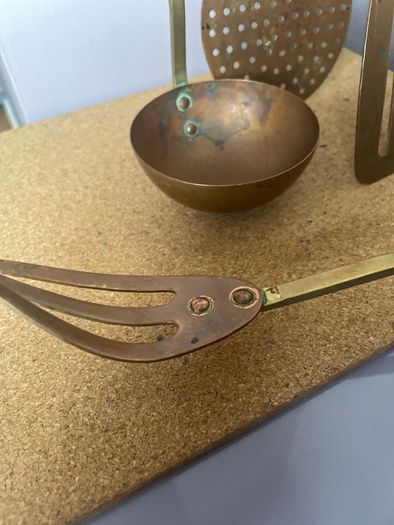 Copper/brass cooking utensils