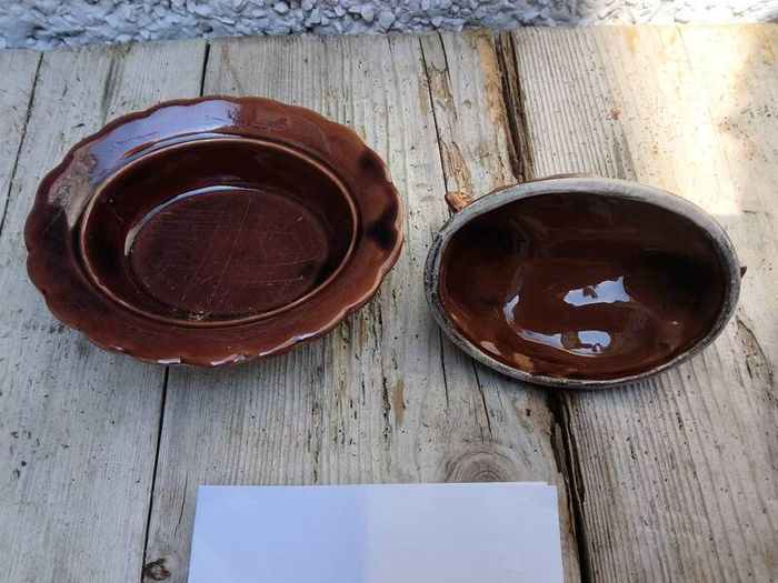 vintage pate Terrine dish, chicken on nest ceramic dish