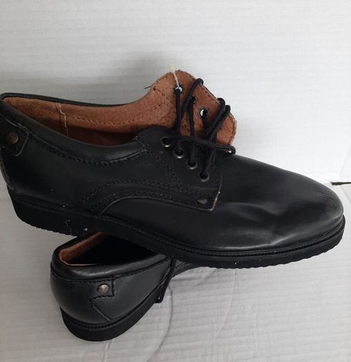 New leather shoes