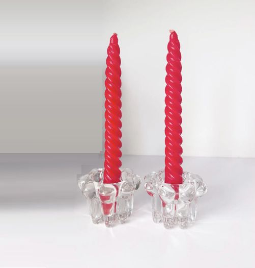 Vintage Atomic Bubble Candle Holders VMC Reims