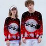Ladies Christmas Jumper Womens Top Sweatshirt T Shirt Sweater Long Sleeve 3D Print Image 5