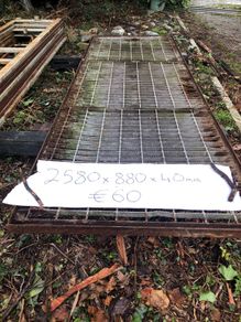Steel grate and frame