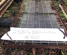 Steel grate and frame