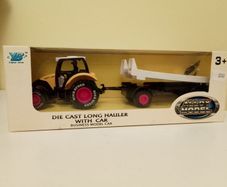 Farm tractor and tipping trailer DIE-CAST metal